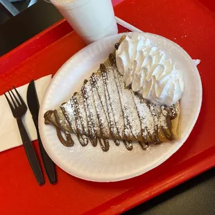 Nutella Crepe Heaven- and a milk