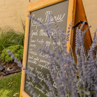 Four kinds of crepes on the menu at the Crepe Station