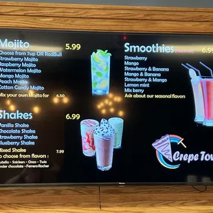 Love the mojito menu! Can&apos;t wait to try one