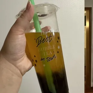 Mango Boba Tea