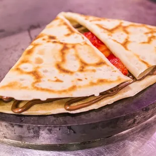 a piece of food on a plate