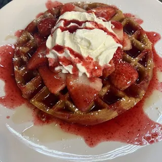 Strawberry Cream waffle