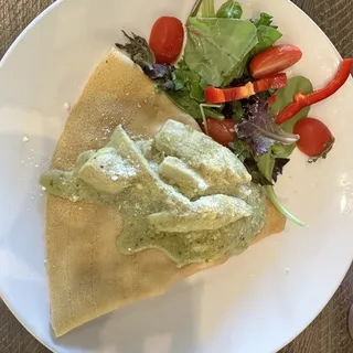 Chicken Florentine Crepe