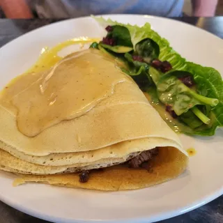 Cheese Steak Crepe