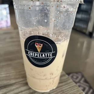 Apple cinnamon iced latte, AMAZING