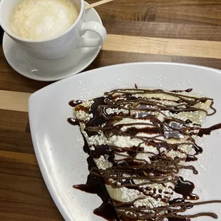 Banana Nutella crepe