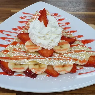 Banana Strawberry Crepe