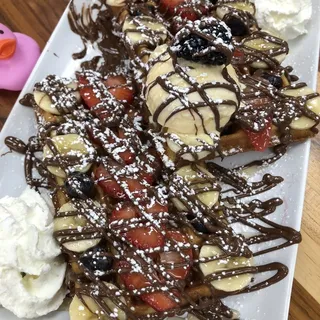 Strawberry Banana Waffle