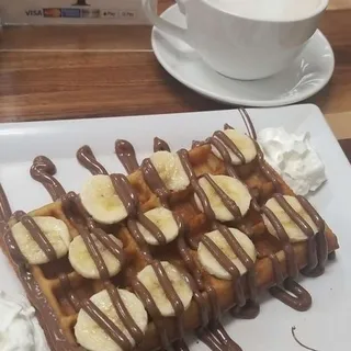 Banana Nutella Waffle