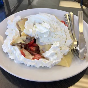 Strawberries and Nutella Crepe