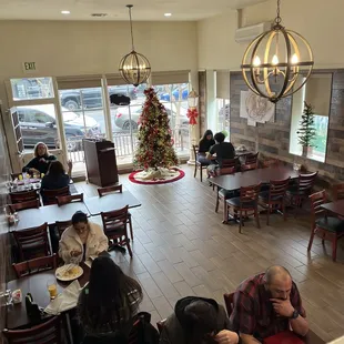 View of the first floor from the second floor