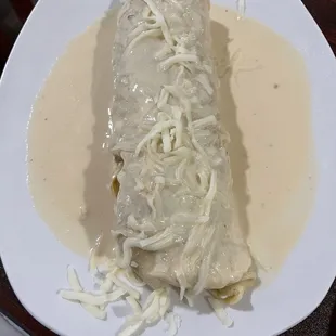 The American crepe with chorizo, lol