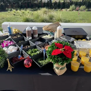 Holiday Crepe Catering Brunch for Private event in Woodside