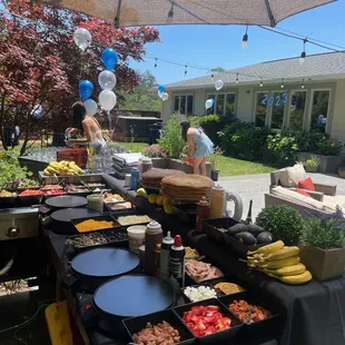 Graduation Party Catering Service by Creperie Saint Germain