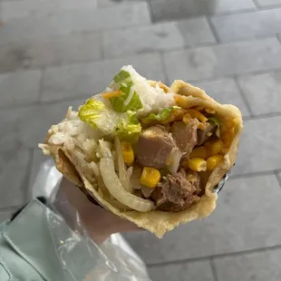 Legendary Chicken Crepe Burrito