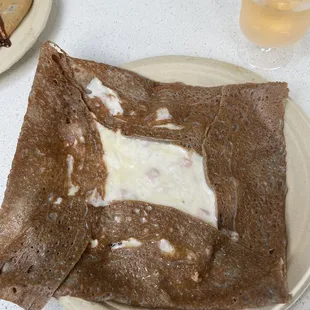 Béchamel, Ham and Cheese