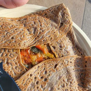 Ratatouille crepe