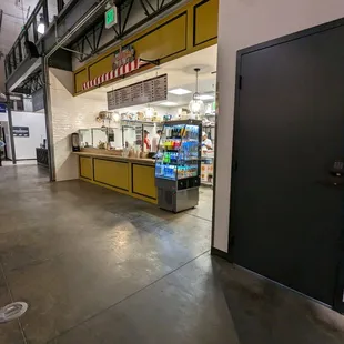 the inside of a restaurant