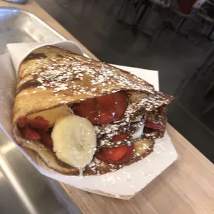 Nutella Strawberry and Banana