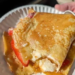 Strawberry Shortcake after a few bites