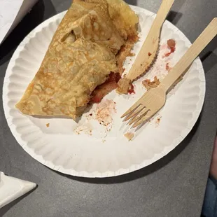 Strawberry Banana Crepe
