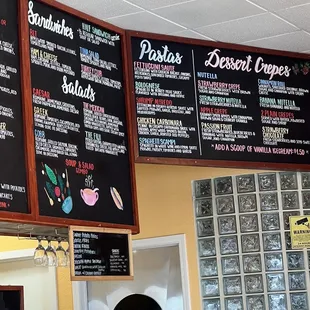 Menu board