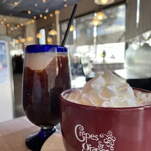 Hot and cold chocolate