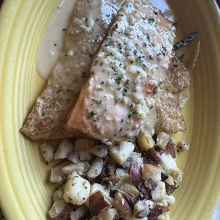 Spring Salmon Crepe