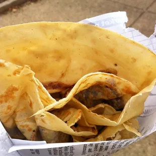 Strawberry, Banana, and Nutella Crepe