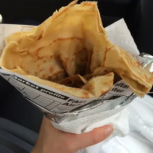 Chicken Dinner Crepe