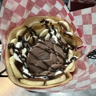 Mr chocolate crepes