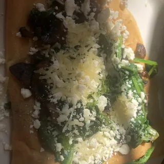 Veggie Spinach Crepe