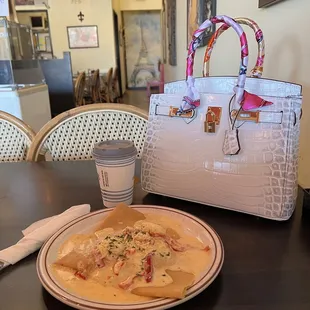 Take me back to Paris please... Vive La France Crepe and my breakfast tea.