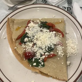 Veggie Spinach Crepe