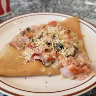 chicken spinach crepe