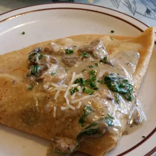 Chicken Spinach Crepe