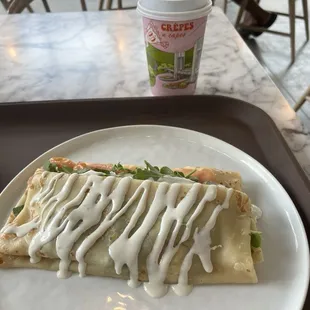 Breakfast Salmon Crpe