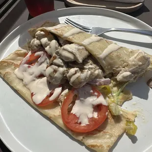 Shawarma Crepe