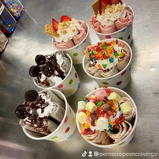 Ice cream rollsssss  Delicious!!!!!