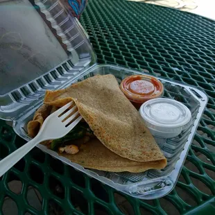 Garlic Herb Crepe