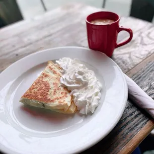 Nutella Crepe and Latte
