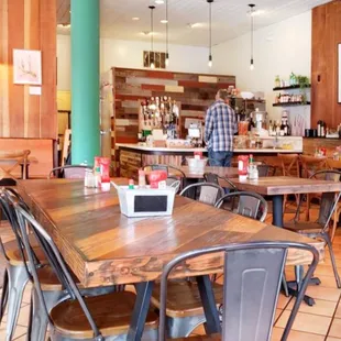 Indoor dining is back open!