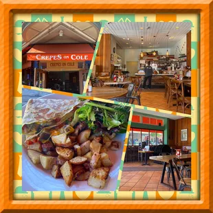 Montage of images from Crepes on Cole