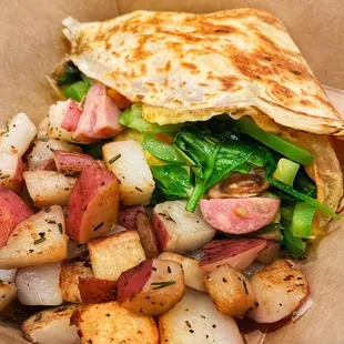 Savory Crepe To-Go!