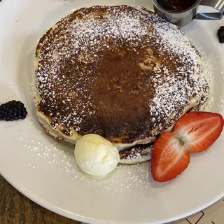 Banana and Coconut Pancakes Breakfast