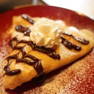 Cajeta, Banana and chocolate sweet crepe