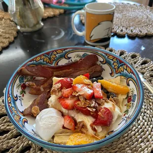 Bacon, and Crepe Marseilles