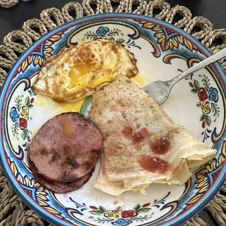 Side Canadian Bacon ( 3 slices )