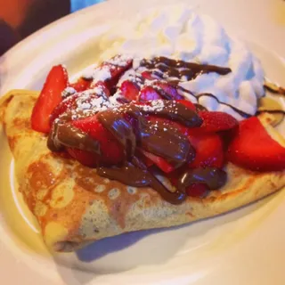 Strawberry Banana Nutella Crepe