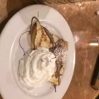 Peanut Butter & Nutella Crepe